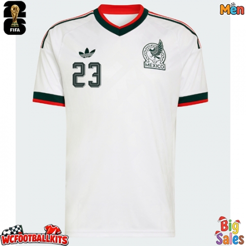 Mexico Jesus Gallardo #23 Replica Away Stadium Shirt World Cup 2026 Short Sleeve